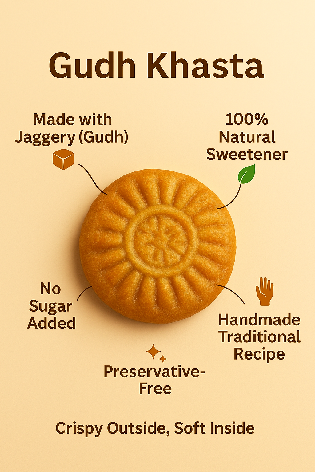 GUDD KHASTA ( Traditional Cookies )